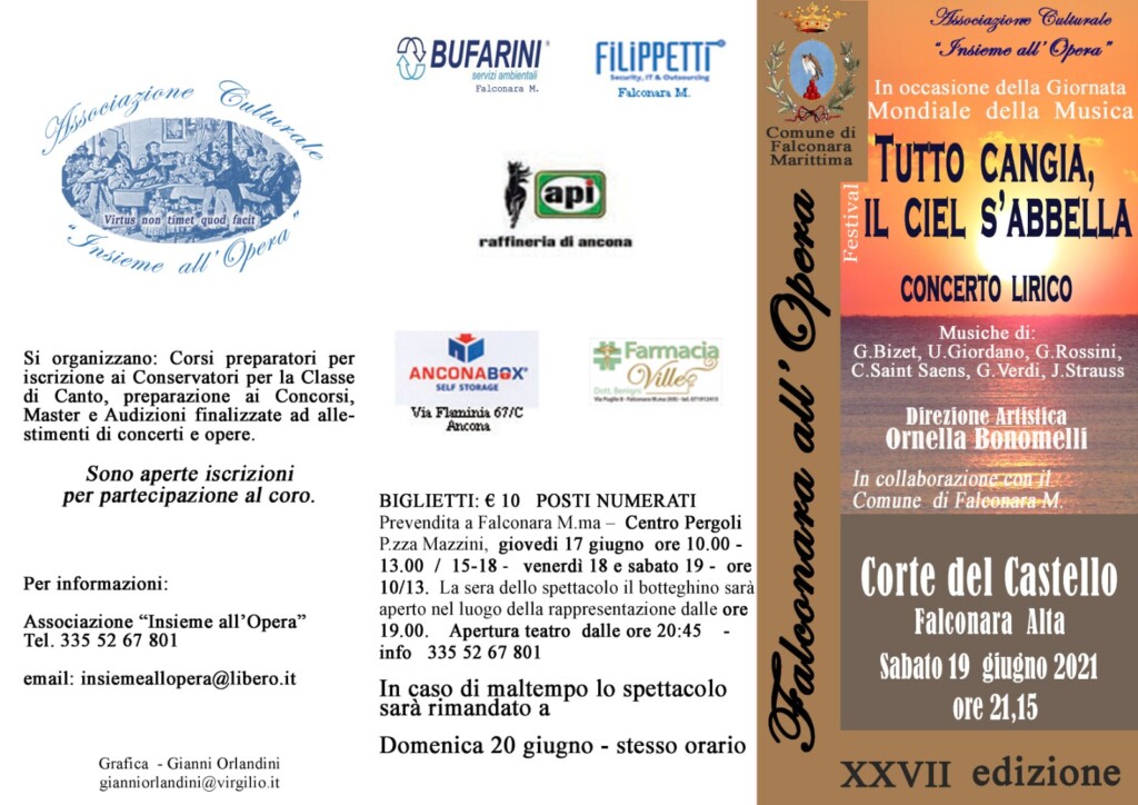 locandina Falconara all'Opera