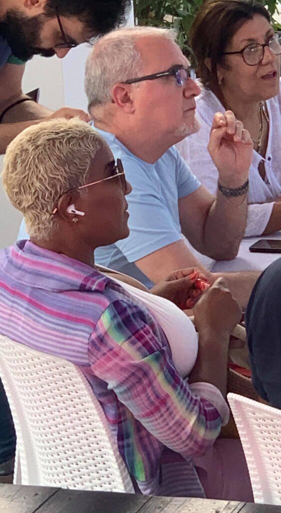 Josè Carlos Rodriguez Ruiz ambasciatore di Cuba e la cantante Haila Mompié