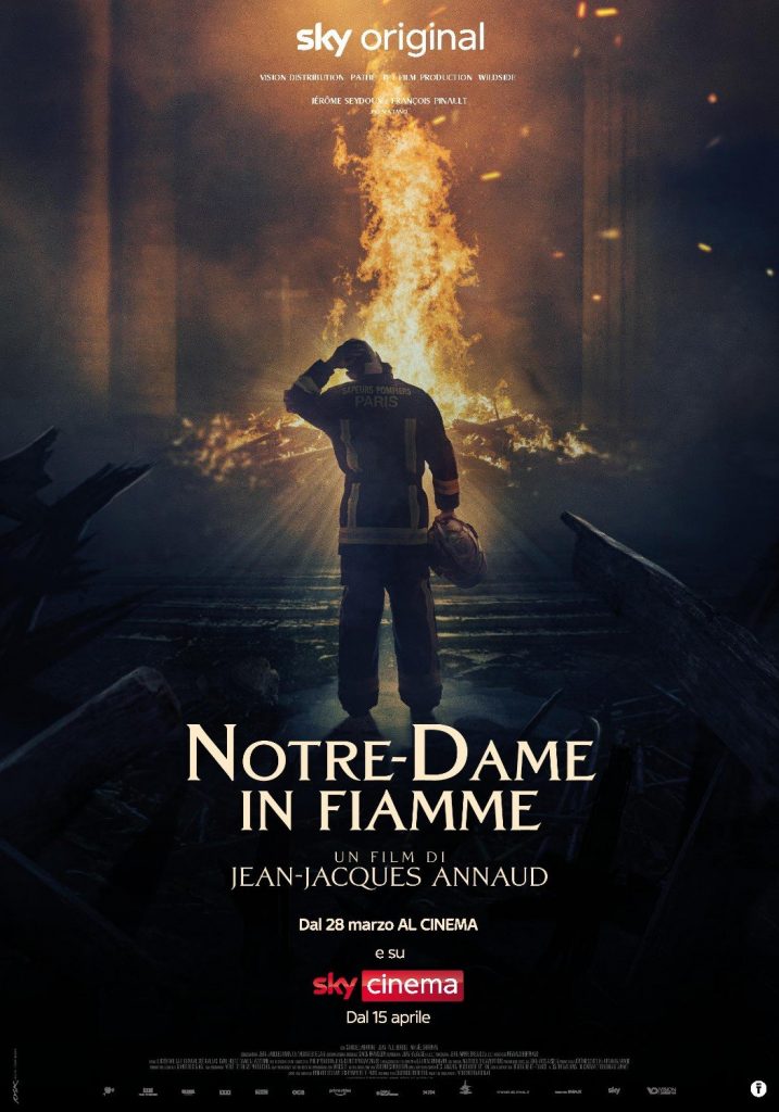 Al Cinema Gabbiano di Senigallia il 29 marzo (ore 21,15) Notre-Dame in fiamme (2022) di Jean-Jacques Annau