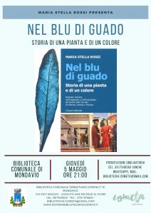 Alla Biblioteca Comunale di Mondavio il 5 maggio Maria Stella Rossi presenta il libro "Nel blu di guado"