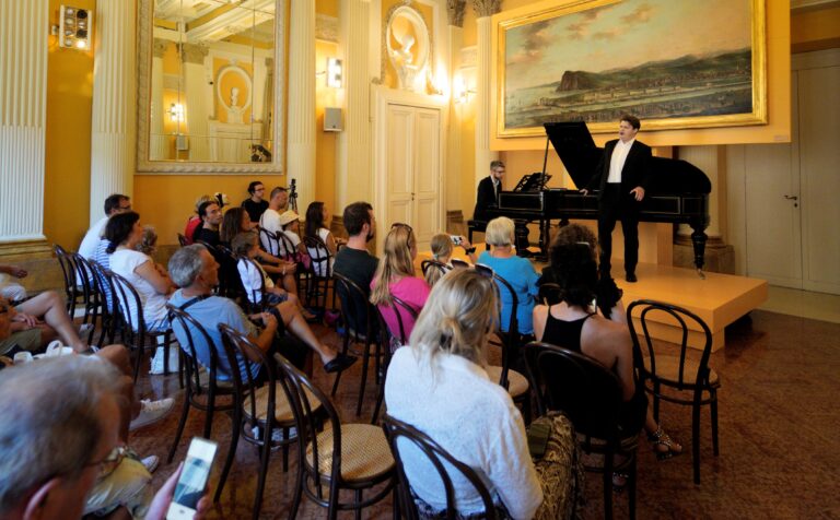 Terzo appuntamento con i Concerti al Museo a Pesaro: venerdì 12 agosto alle 11 recital di Lyaila Alamanova, Lluís Calvet i Pey e Matteo Guerzé