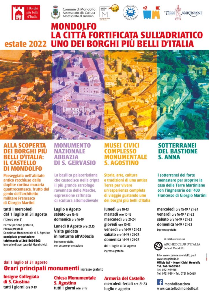 Circuito museale aperto tutto il weekend di Ferragosto a Mondolfo