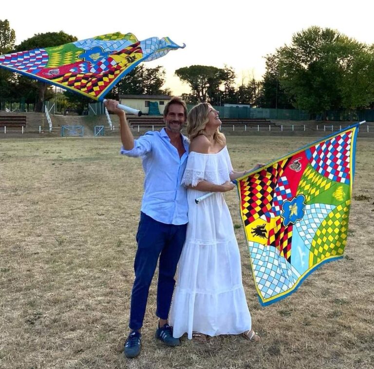 Natasha Stefanenko e Luca Sabbioni