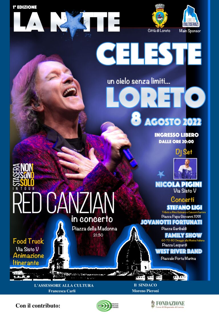 Red Canzian a Loreto