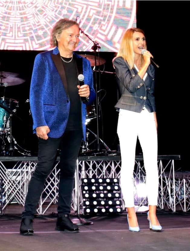 Francesca Carli e Red Canzian a Loreto