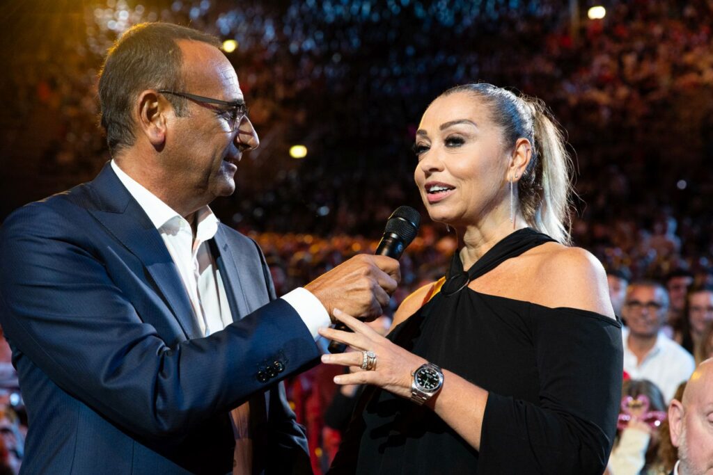 Carlo Conti e Tiziana Giardoni, ph Emanuela Giurano