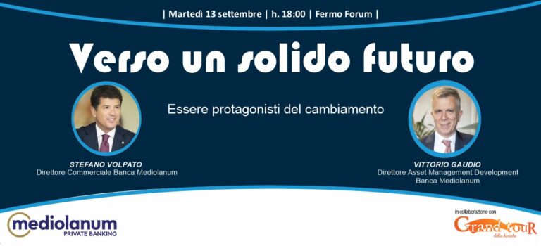 Grand Tour delle Marche. Verso un solido futuro: il 13 settembre da Fermo gli spunti per essere protagonisti del cambiamento