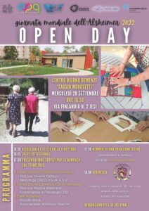Servizi per la demenza, “open day” al centro Morosetti di Jesi