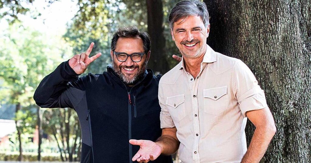 Peppone Calabrese e Beppe Convertini