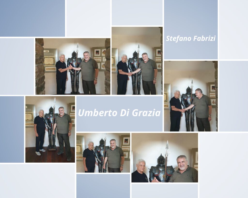 collage Stefano Fabrizi e Umberto Di Grazia al Castello di Malleus a Recanati seconda serata 220918