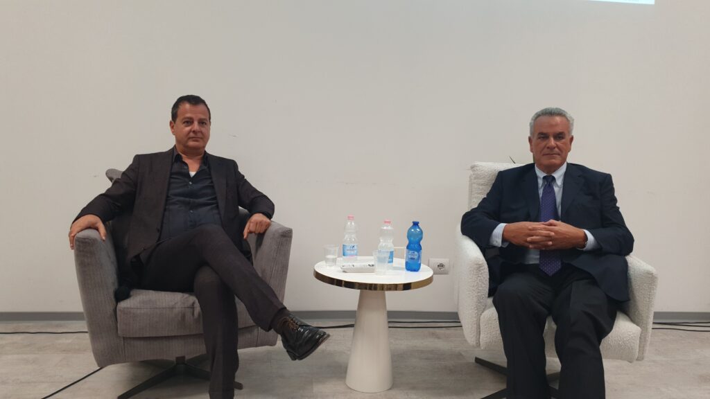 Iginio Straffi e Antonio Romano alla Poliarte