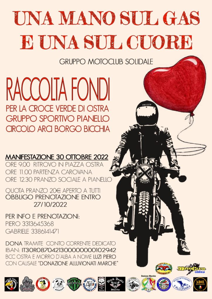 Alluvione. Il Gruppo Motoclub Solidale