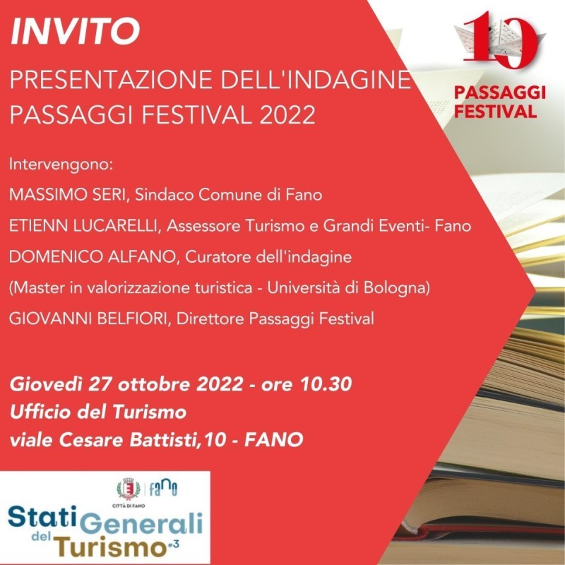 Indagine Passaggi Festival 2022
