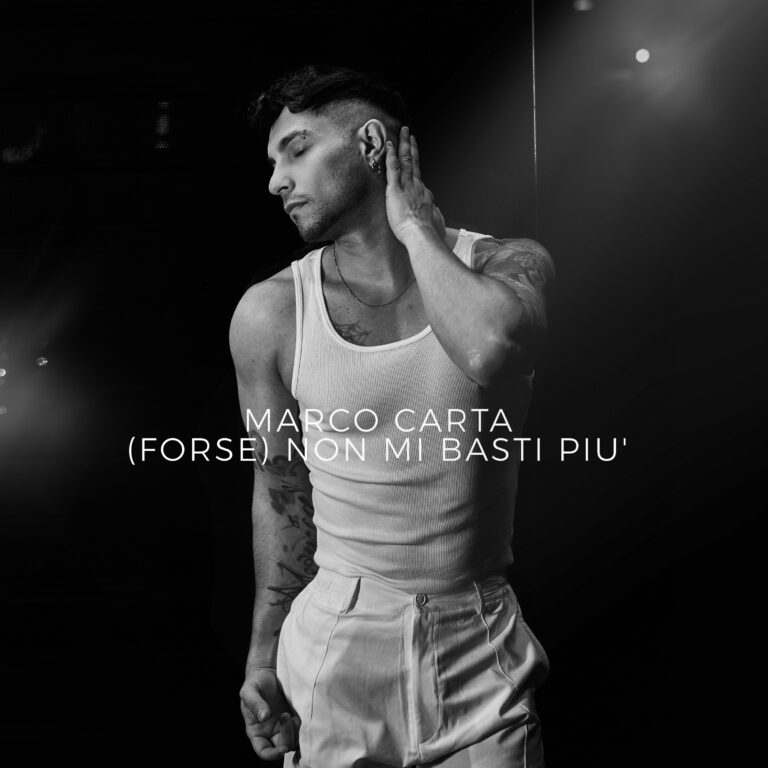 "(Forse) non mi basti più", il nuovo singolo di Marco Carta
