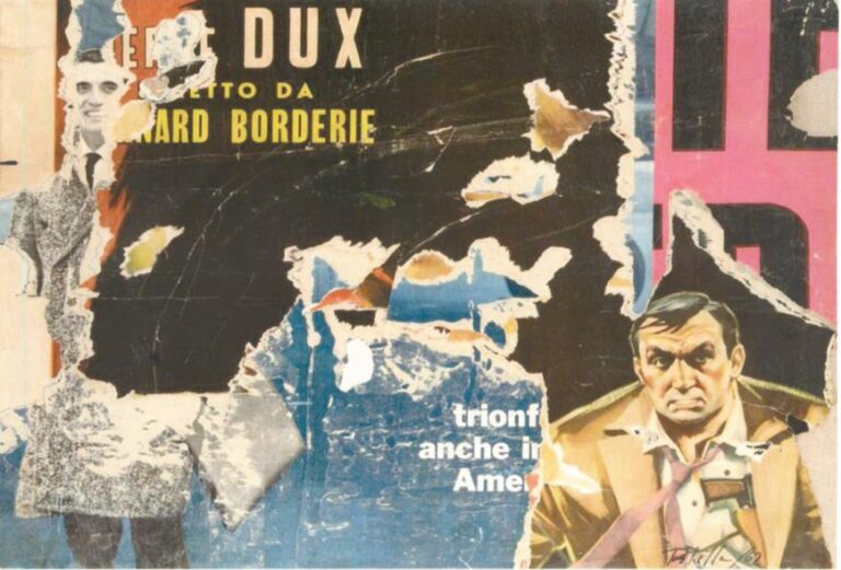 Mostra Mimmo Rotella dal sodalizio tra Oblong Contemporary Art Gallery e la Fondazione Mimmo Rotella.