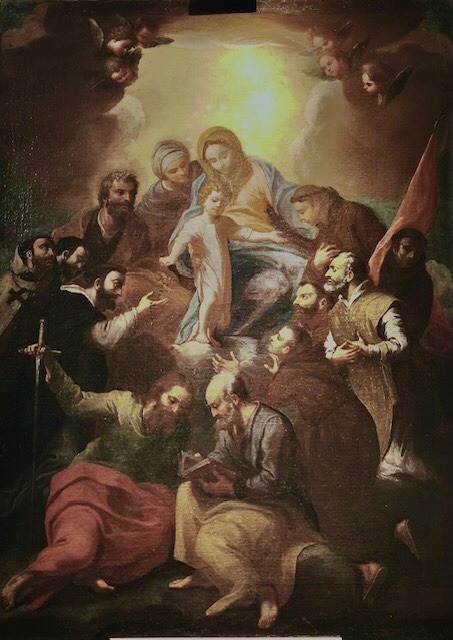 Sacra Famiglia e Santi