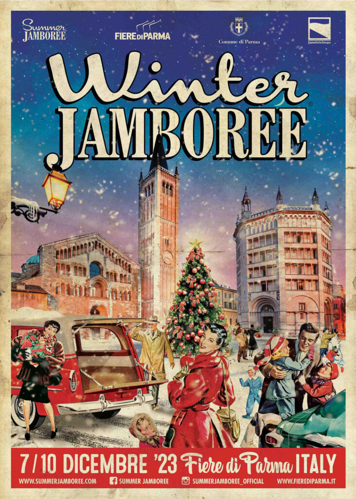 Winter Jamboree dal 7 al 10 dicembre 2023 è il nuovo format del Summer Jamboree che porterà a Parma la musica e la cultura dell’America anni ’40 e ’50