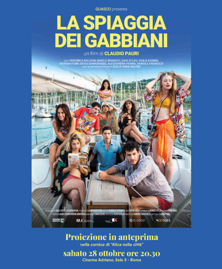 Al cinema Adriano di Roma sabato 28 ottobre la proiezione del nuovo short-film di Marche Film Commission La spiaggia dei gabbiani