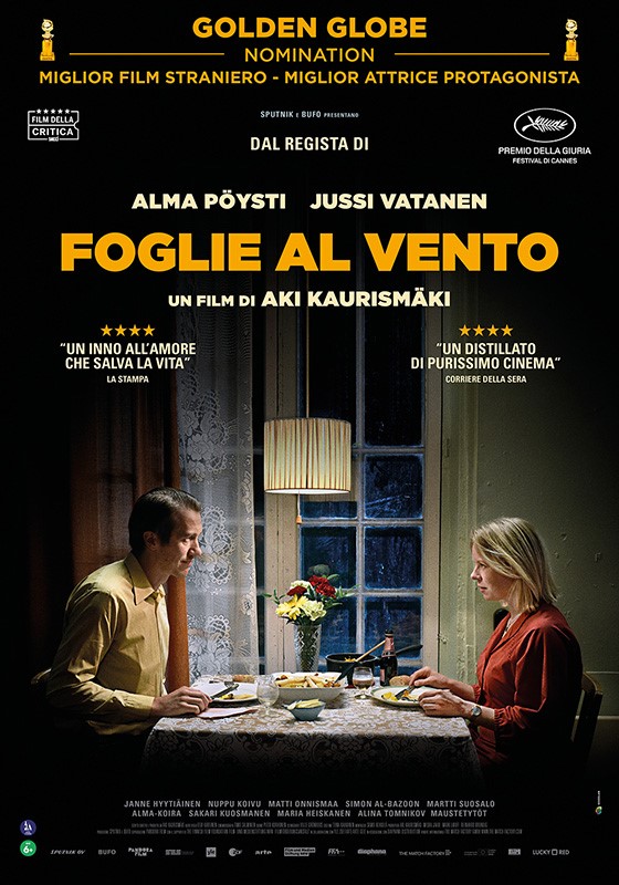 “Foglie al vento” al Gabbiano il nuovo film di Kaurismaki con concerto in diretta nazionale
