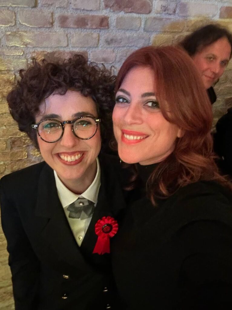 Insiema a Lucrezia Ercoli, art director di Popsophia