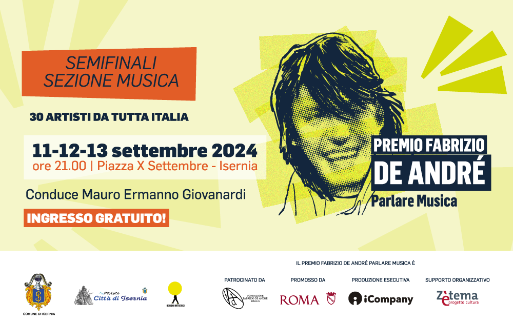 PREMIO FABRIZIO DE ANDRÉ PARLARE MUSICA