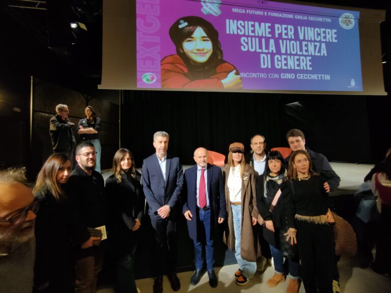 La Città di Vallefoglia accoglie Gino Cecchettin nel Teatro “Santi” strapieno di giovani