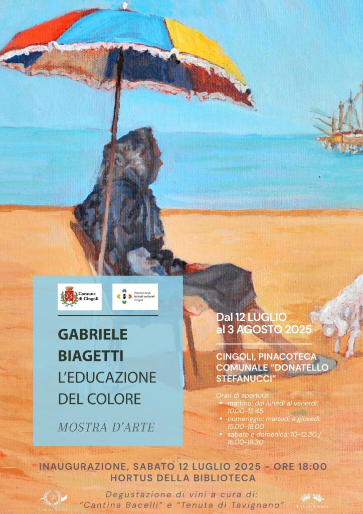 Gabriele Biagetti: “L’educazione del colore”